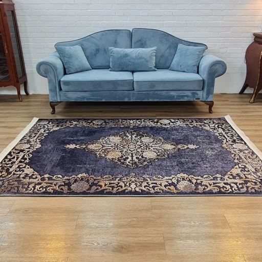 فرش چاپی فرشینه برند حسن نیا مخمل هازان طرح طلا کوبی L478(پس کرایه) فرش چاپی فرشینه برند حسن نیا مخمل هازان طرح طلا کوبی L478(پس کرایه) - Image 6