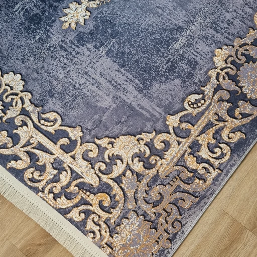 فرش چاپی فرشینه برند حسن نیا مخمل هازان طرح طلا کوبی L478(پس کرایه) فرش چاپی فرشینه برند حسن نیا مخمل هازان طرح طلا کوبی L478(پس کرایه) - Image 4