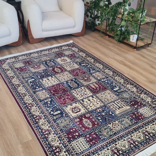 فرشینه مخمل هازان کیفیت گوشتی A+ طرح چهار خال A024(پس کرایه) فرشینه مخمل هازان کیفیت گوشتی A+ طرح چهار خال A024(پس کرایه) - Image 3