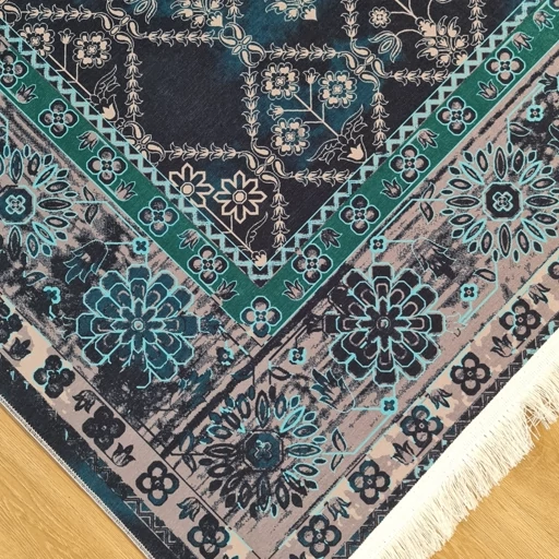 فرشینه مخمل هازان طرح شبتابک غازی L338 (پس کرایه) فرشینه مخمل هازان طرح شبتابک غازی L338 (پس کرایه) - Image 2