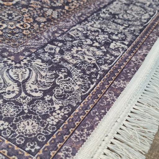 فرش چاپی فرشینه برند حسن نیا مخمل هازان طرح تیره شکلاتی L387(پس کرایه) فرش چاپی فرشینه برند حسن نیا مخمل هازان طرح تیره شکلاتی L387(پس کرایه) - Image 5