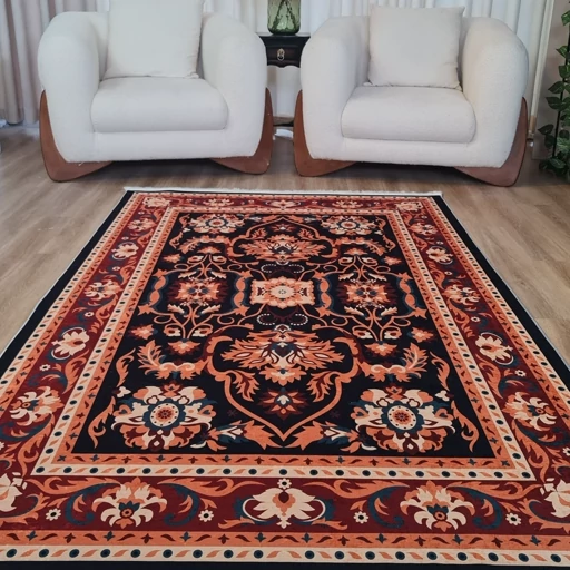 فرشینه مخمل هازان طرح گرم u107(پس کرایه) فرشینه مخمل هازان طرح گرم u107(پس کرایه) - Image 2