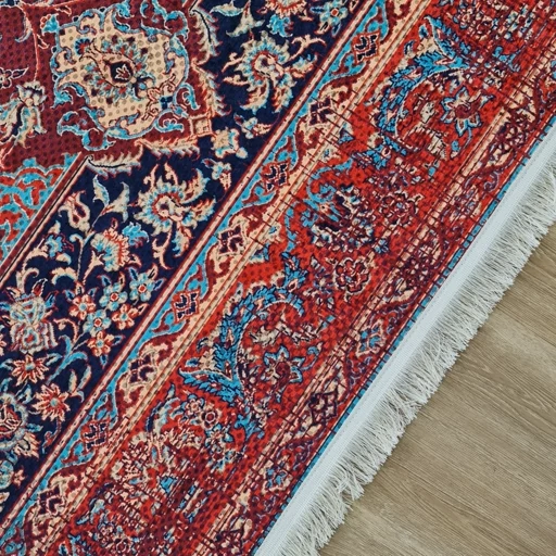 فرش چاپی مخمل هازان ترک طرح شاهکار اصفهان a157(پس کرایه) فرش چاپی مخمل هازان ترک طرح شاهکار اصفهان a157(پس کرایه) - Image 8