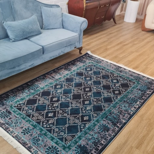 فرشینه مخمل هازان طرح شبتابک غازی L338 (پس کرایه) فرشینه مخمل هازان طرح شبتابک غازی L338 (پس کرایه) - Image 5