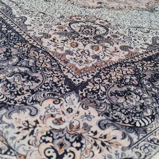 فرش چاپی فرشینه برند حسن نیا مخمل هازان طرح روشنu86(پس کرایه) فرش چاپی فرشینه برند حسن نیا مخمل هازان طرح روشنu86(پس کرایه) - Image 4