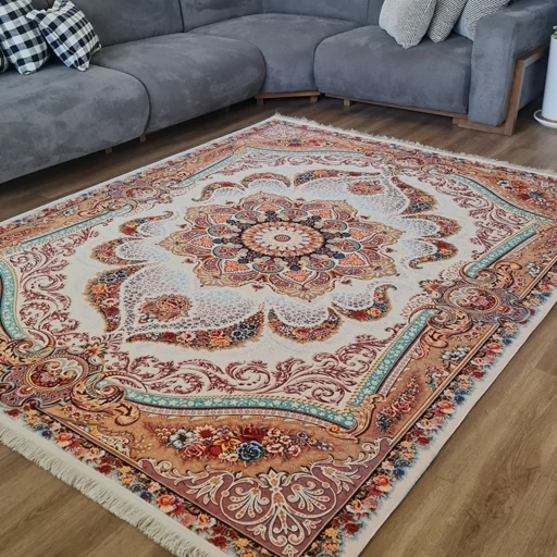 فرش چاپی مخمل هازان ترک طرح شاه نگارh566(پس کرایه) فرش چاپی مخمل هازان ترک طرح شاه نگارh566(پس کرایه)
