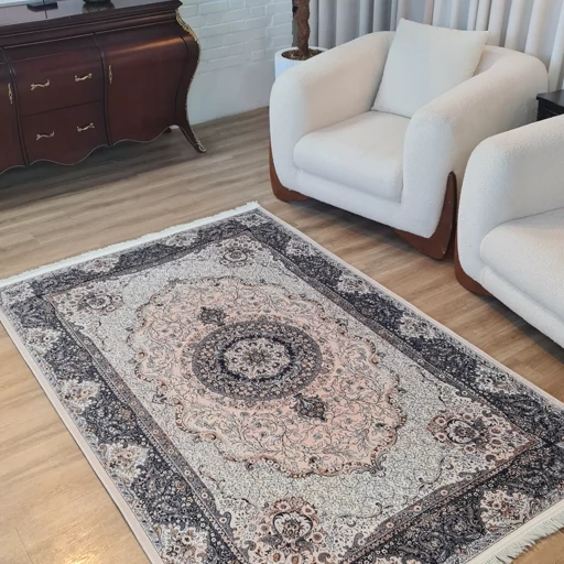 فرش چاپی فرشینه برند حسن نیا مخمل هازان طرح روشنu86(پس کرایه) فرش چاپی فرشینه برند حسن نیا مخمل هازان طرح روشنu86(پس کرایه) - Image 5