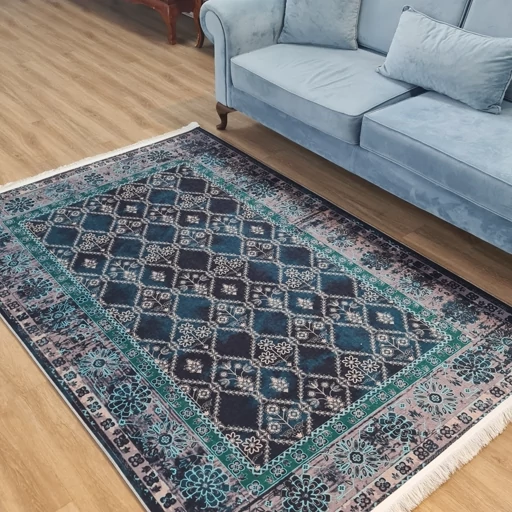 فرشینه مخمل هازان طرح شبتابک غازی L338 (پس کرایه) فرشینه مخمل هازان طرح شبتابک غازی L338 (پس کرایه) - Image 3
