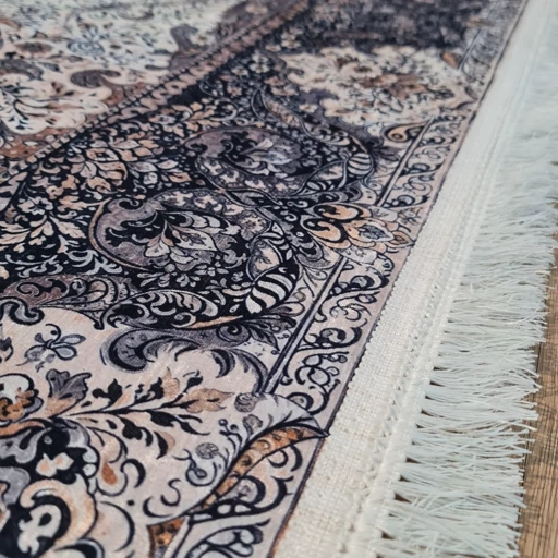 فرش چاپی فرشینه برند حسن نیا مخمل هازان طرح روشنu86(پس کرایه) فرش چاپی فرشینه برند حسن نیا مخمل هازان طرح روشنu86(پس کرایه) - Image 3