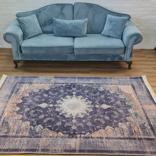 فرش چاپی فرشینه برند حسن نیا مخمل هازان طرح تیره ماه تاب L560(پس کرایه) فرش چاپی فرشینه برند حسن نیا مخمل هازان طرح تیره ماه تاب L560(پس کرایه) - Image 5