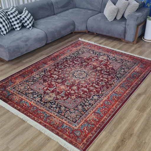 فرش چاپی مخمل هازان ترک طرح شاهکار اصفهان a157(پس کرایه) فرش چاپی مخمل هازان ترک طرح شاهکار اصفهان a157(پس کرایه) - Image 2
