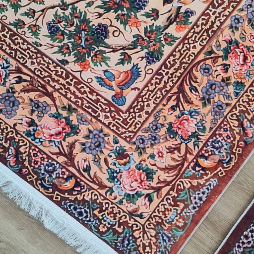 فرشینه مخمل هازان طرح زاهدان A028(پس کرایه) فرشینه مخمل هازان طرح زاهدان A028(پس کرایه) - Image 5