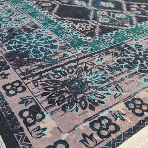 فرشینه مخمل هازان طرح شبتابک غازی L338 (پس کرایه) فرشینه مخمل هازان طرح شبتابک غازی L338 (پس کرایه) - Image 4