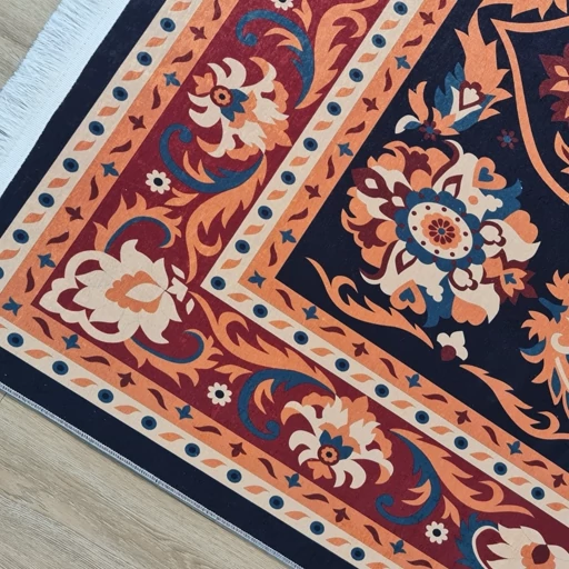 فرشینه مخمل هازان طرح گرم u107(پس کرایه) فرشینه مخمل هازان طرح گرم u107(پس کرایه)