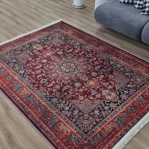 فرش چاپی مخمل هازان ترک طرح شاهکار اصفهان a157(پس کرایه) فرش چاپی مخمل هازان ترک طرح شاهکار اصفهان a157(پس کرایه) - Image 6