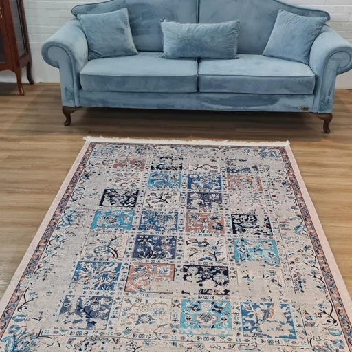فرشینه هازان کیفیت گوشتی A+ طرح کهنه نما چهارخانه u488 (پس کرایه) فرشینه هازان کیفیت گوشتی A+ طرح کهنه نما چهارخانه u488 (پس کرایه) - Image 5
