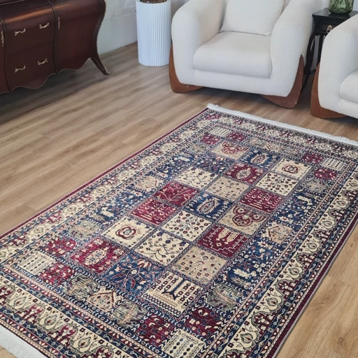 فرشینه مخمل هازان کیفیت گوشتی A+ طرح چهار خال A024(پس کرایه) فرشینه مخمل هازان کیفیت گوشتی A+ طرح چهار خال A024(پس کرایه) - Image 5
