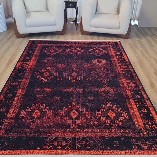 فرشینه مخمل کیفیت هایژنیک گوشتی A+ طرح نائین L512 (پس کرایه) فرشینه مخمل کیفیت هایژنیک گوشتی A+ طرح نائین L512 (پس کرایه) - Image 5